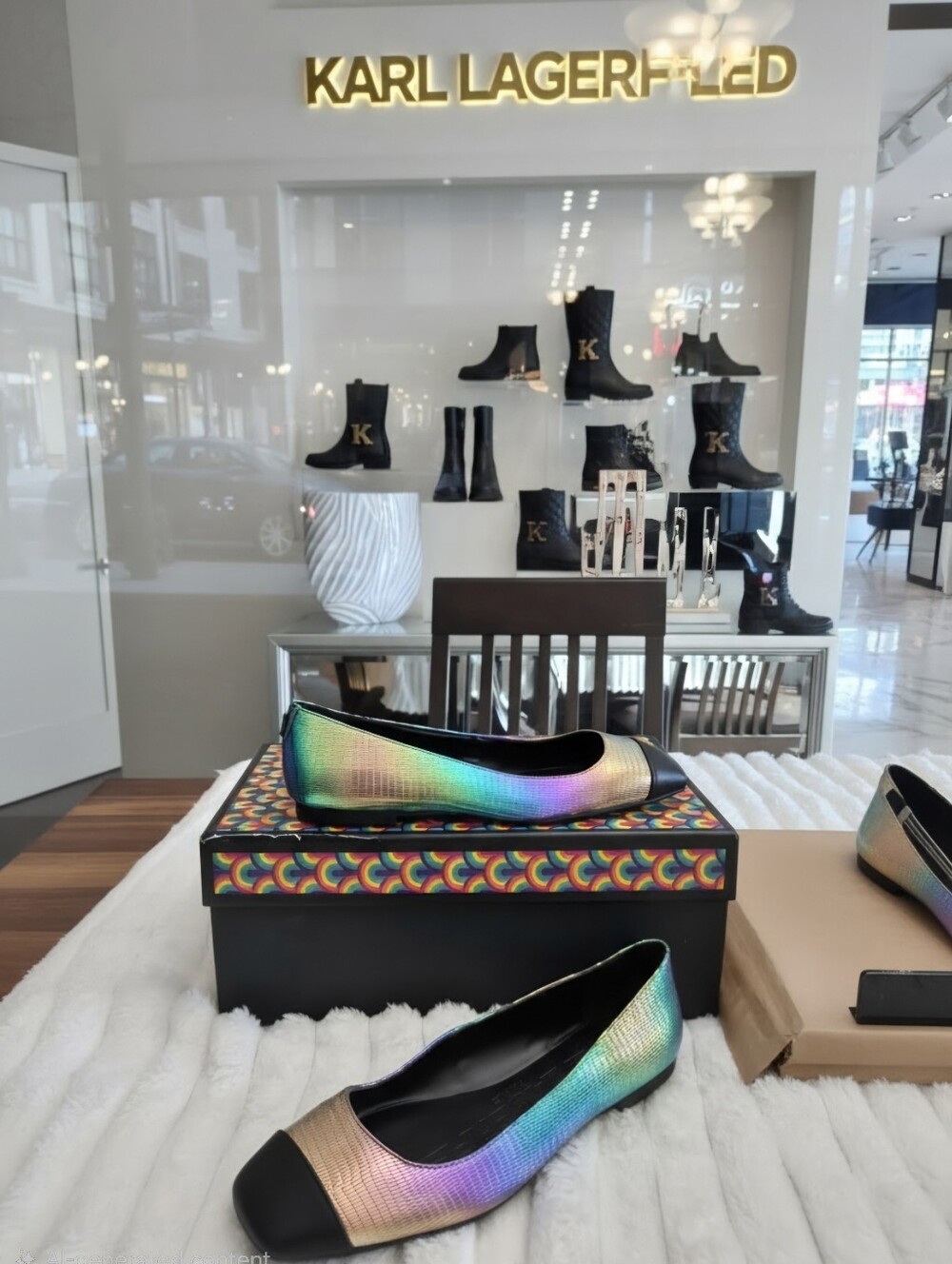 Karl Lagerfeld Zayna Women's Sz 6 M Flats $129